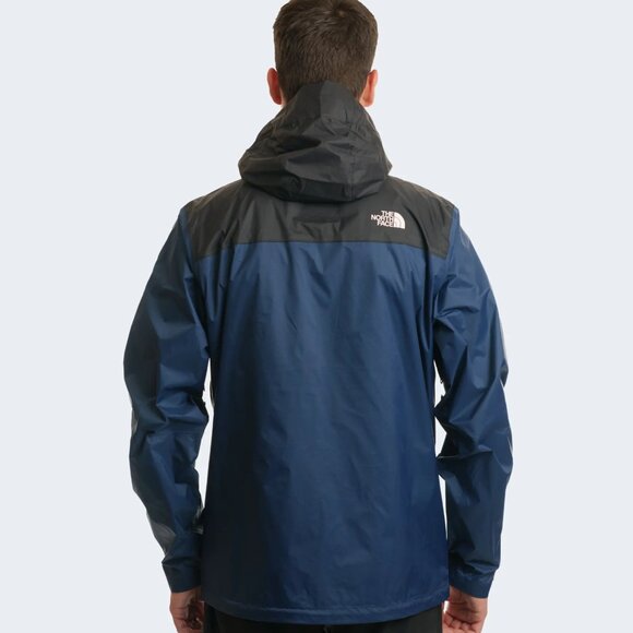 THE NORTH FACE Venture 2 Dryvent Waterproof Men Hooded Rain Jacket Summit Navy - Picture 8 of 8